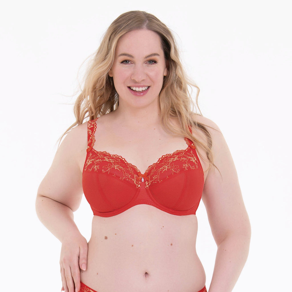 Rosa Faia - Colette Underwired Bra Full Cup Flame