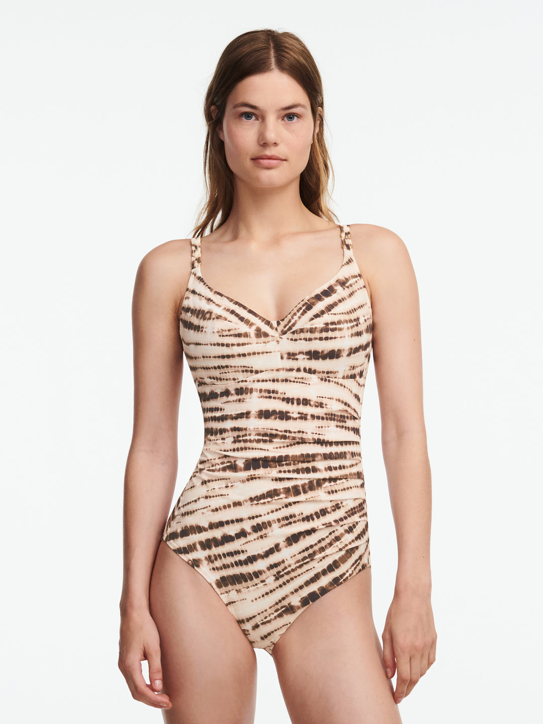 Chantelle Swimwear - Emblem Covering Underwired Swimsuit Python