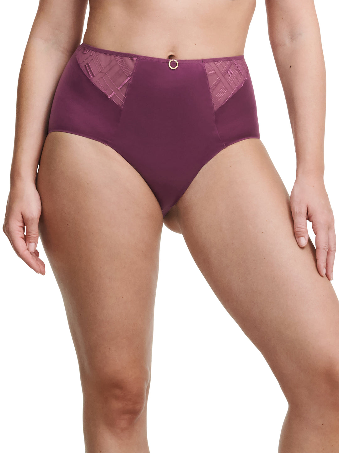 Chantelle - Graphic Support High Waisted Support Full Brief Tannin Full Brief Chantelle 