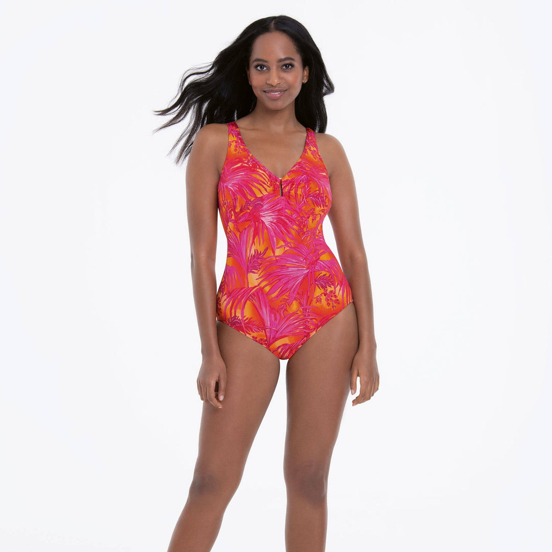 Anita Swimwear Camilla Swimsuit - Hydrangea Plunge Swimsuit Anita Swimwear 