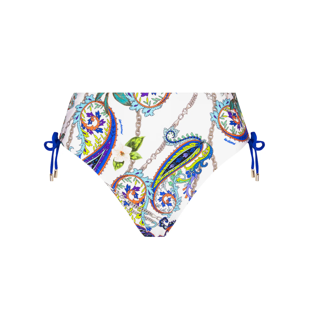 Lise Charmel - Odyssee Cashmer Bikini Classic With Ties Adjustable Bleu Cashmer Full Bikini Brief Lise Charmel Swimwear 
