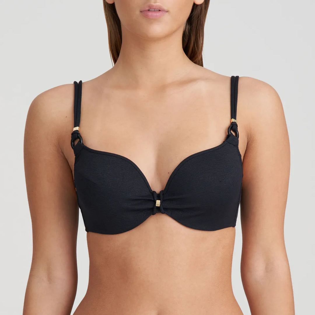 Marie Jo Swimwear - Dahu Padded Bikini Top Heartshape Black