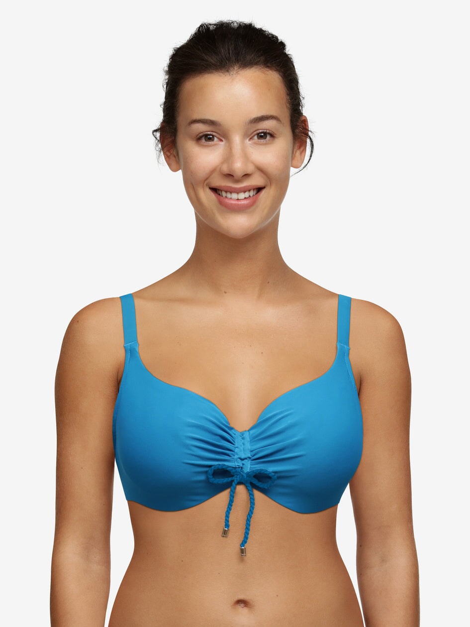 Chantelle Inspire Full Cup Bikini - Bright Blue Full Cup Bikini Chantelle Swimwear 